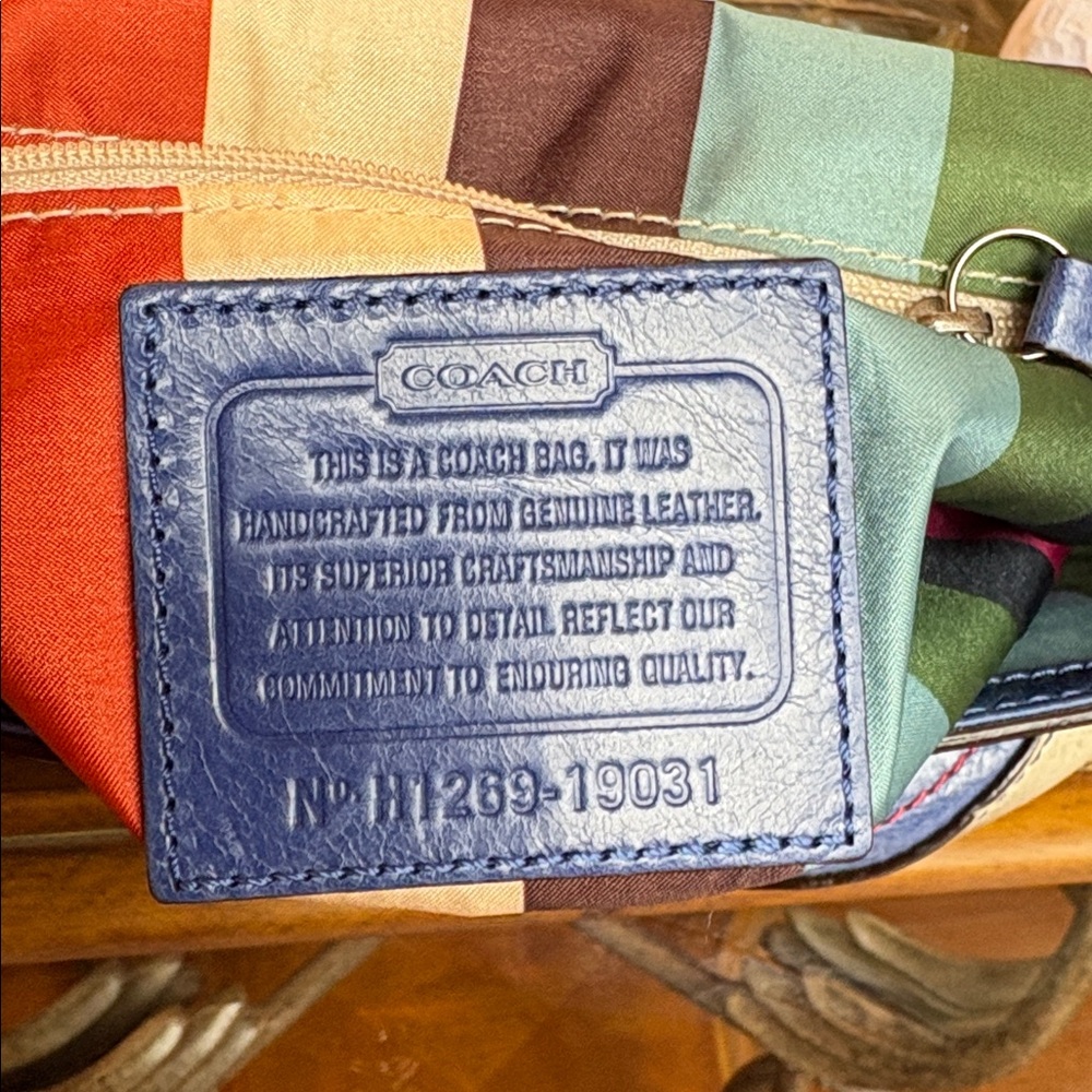 COACH Willis Legacy COLORBLOCK 70th Anniversary Bag H1269-19031 - Picture 11 of 12